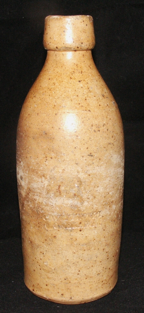 C. Witting & Co. Onekama, MI Pottery Bottle