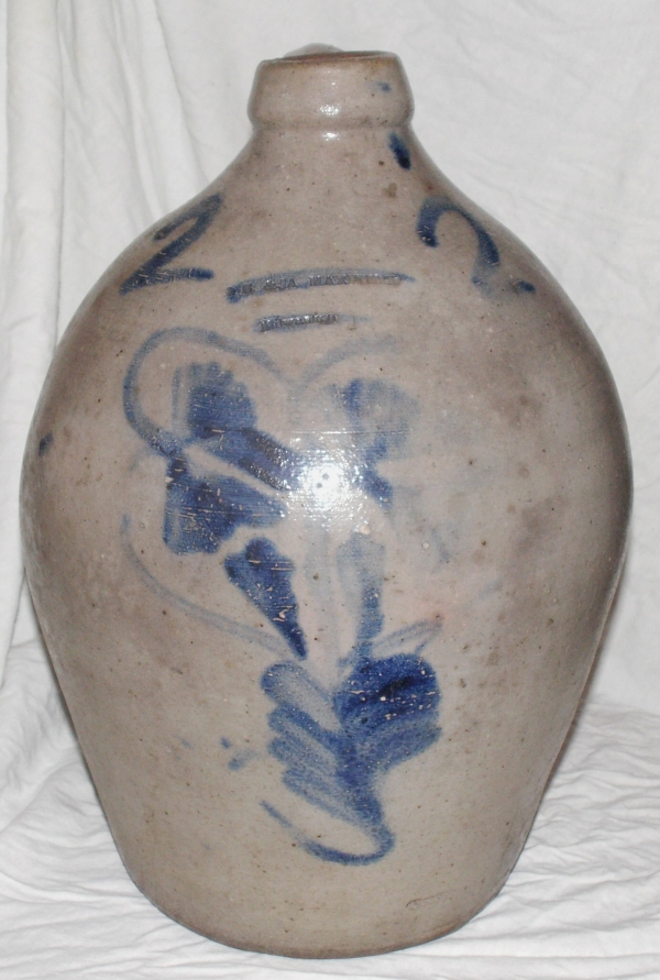 J.B. & A. Maxfield, Milwaukee, WI 2 Gallon Ovoid Jug