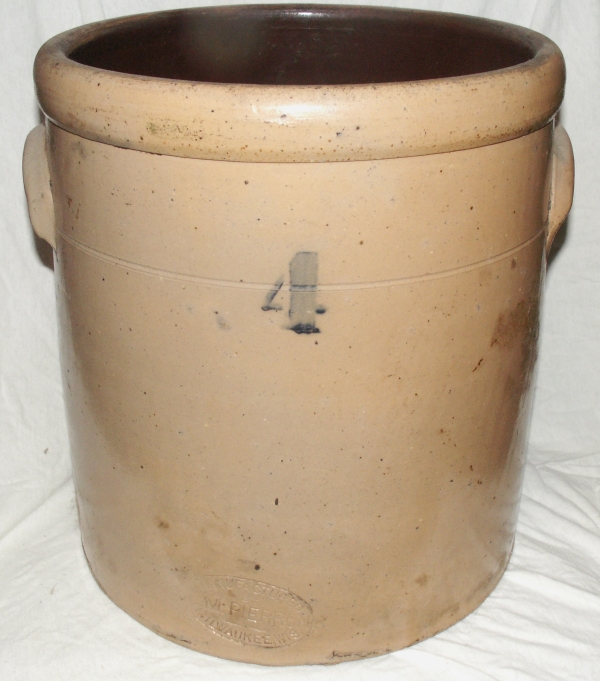 4 Gallon L.M. Pierron Crock