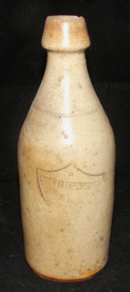 CHs GIPFEL Antique Stoneware Bottle