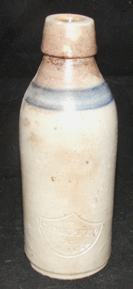 CHS GIPFEL Antique Stoneware Bottle