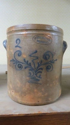 2 Gallon C. Hermann & Co., Milwaukee, WI Crock