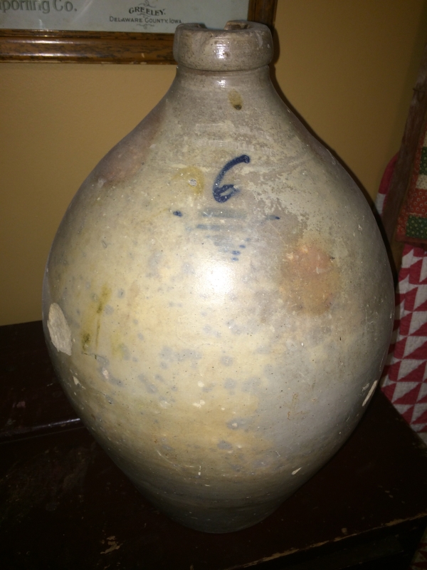 Smith & Clark Janesville Wisconsin 6 Gallon Ovoid Jug