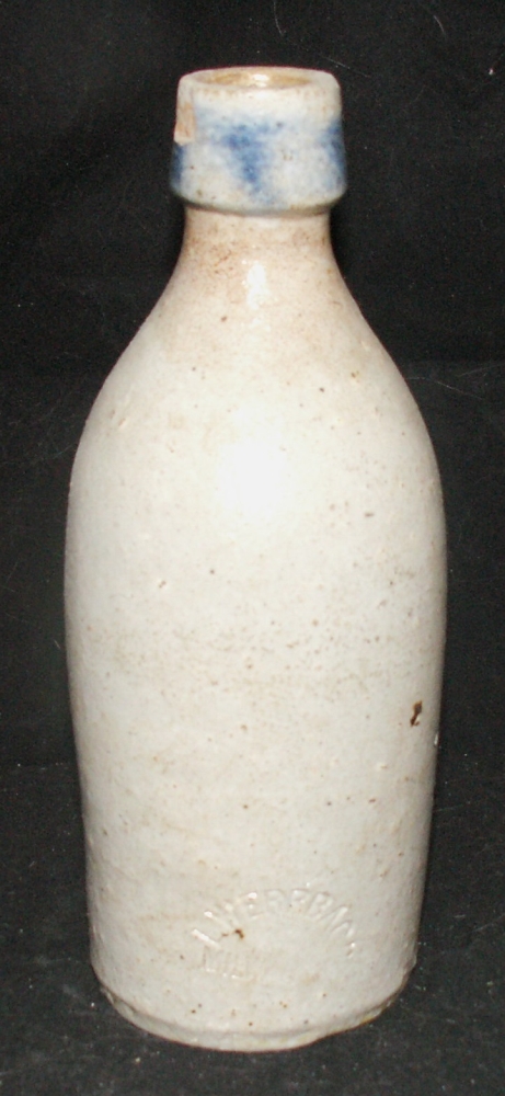 L. Werrbach Milwaukee Pottery Bottle