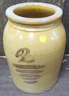 2 Gallon Whitewater Pottery, Whitewater, WI Storage Jar